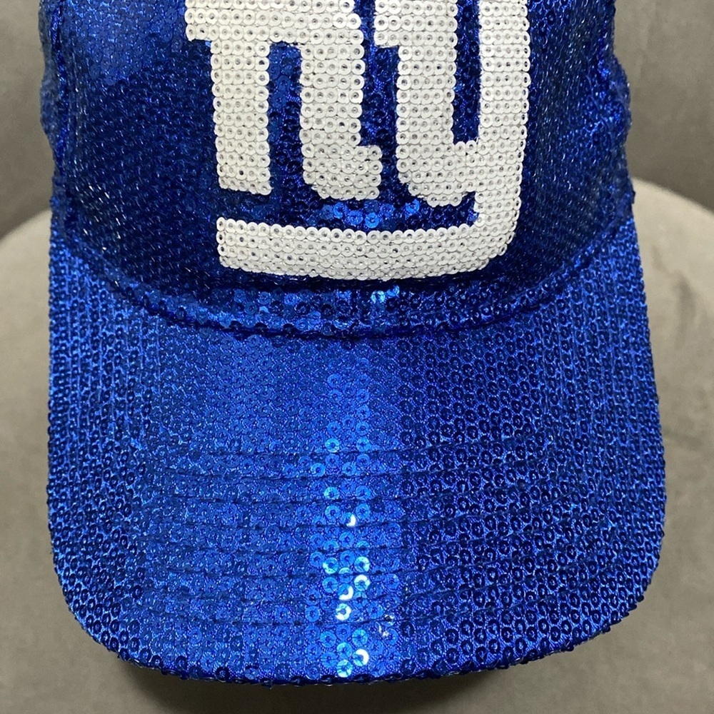 Victoria's Secret Pink Limited Edition NFL NEW YORK GIANTS NFL baller CAP HAT - Picture 8 of 15